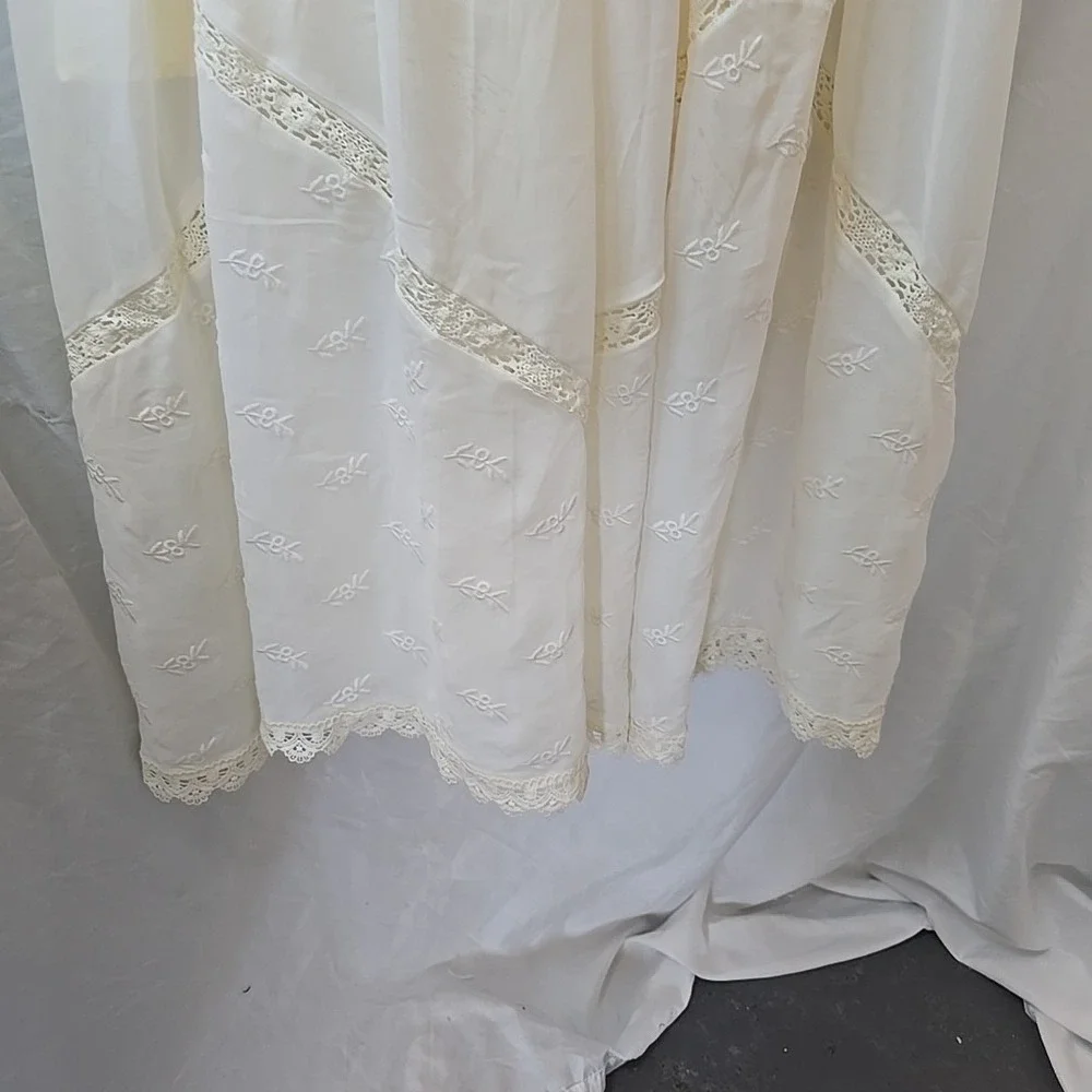 Overall Boho Cream Maxi Dress - Picture 6 of 16